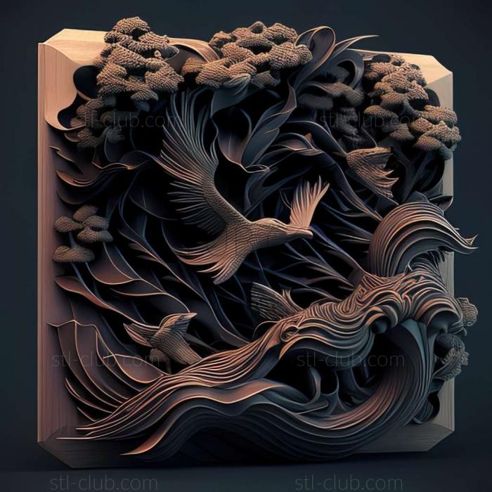 3D model chinese ink (STL)